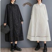 2025年春秋新作　レディース服　ワンピース　おしゃれ　気質　ロングワンピース　Aラインワンピース