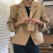 今季マストバイ 好感度UP  気質  シングルボタン スーツ チェスターコート