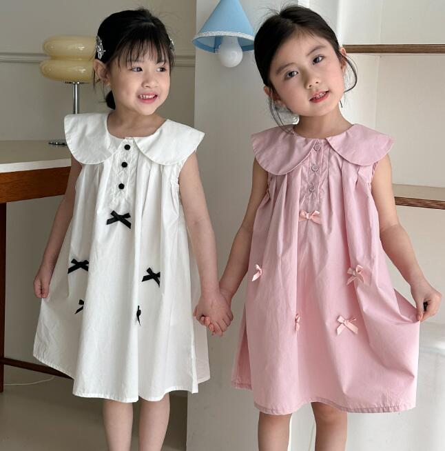 2025新作 キッズ韓国風 QQMMベビー服 トップス ワンピース☆80cm
