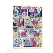 アメコミ メタルポストカード PEPSI COMIC　レター/手紙/ハガキ/贈り物