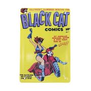 アメコミ メタルポストカード BLACK CAT　レター/手紙/ハガキ/贈り物