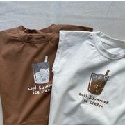 2025春夏新作 韓国風子供服  サペタ ショウイ 子供服 Tシャツ チョッキ着