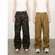 メンズファッション 迷彩柄 ワークパンツ 男女兼用 ストリート系  ボトムス 春秋 2025新作★全2色