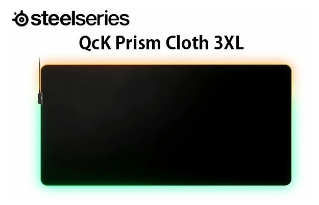 SteelSeries ゲーマー QCK プリズムクロス マウスパッド - 3XL RGB (635