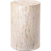 ラウンドサイドテーブル/　サイドテーブル  貝 天然 高級感 ラグジュアリー モダン アジアン軽量