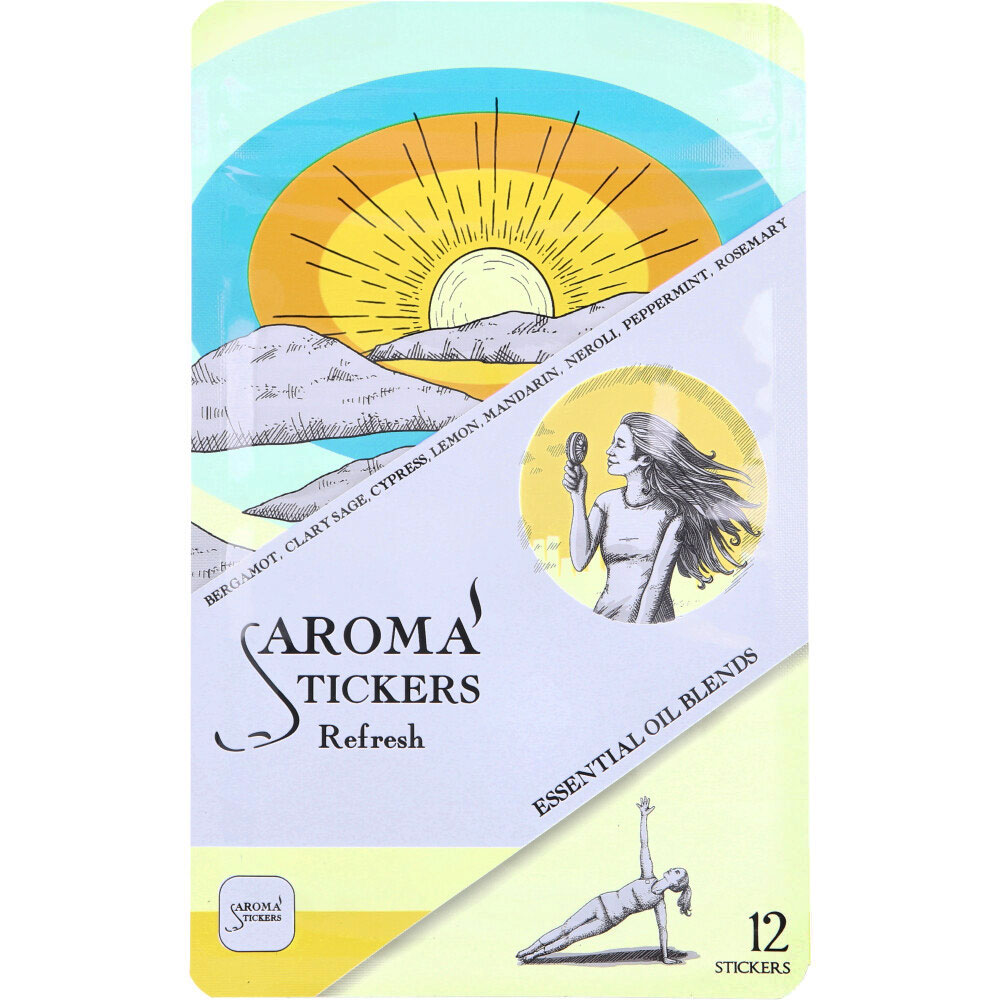 AROMA STICKERS(アロマスティッカーズ) リフレッシュ 12枚入