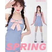 新品 温泉 スリム エレガント女性 水着　温泉可　ビキニ　ワンピース 2点セット