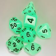 蓄光多面ダイス サイコロ・ゲーム用・DIYパーツ・教育教材・クラフト素材