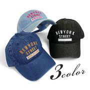 ▼MAGGIO▼NEWYORK STREETデニムキャップ　帽子