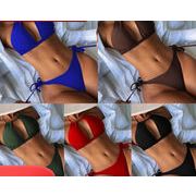 ビキニ レディース 水着 セパレート水着 bikini 2点セット 無地 大人可愛い