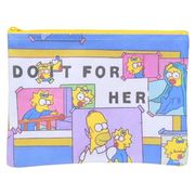 【コスメポーチ】シンプソンズ フラットポーチ Do it for her