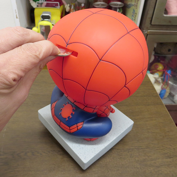 スパイダーマン クラウチング フィギュア バンク 【マーベル貯金