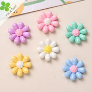 花 アクセサリーパーツ 手芸 デコパーツ 髪飾り ハンドメイド 貼り付けパーツ 可愛い DIY