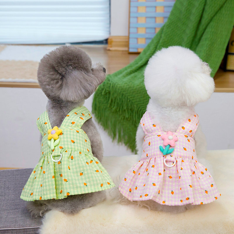 春夏新作 ワンピース ペット服 犬服 小型犬 ペット用品 ドッグ服 超可愛い