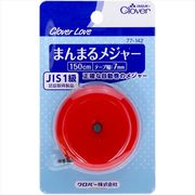 クロバーラブ　まんまるメジャー　赤　７７－１４２