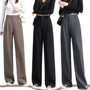 パンツ レディース きれいめ ハイウエスト ワイドパンツ おしゃれ ストレートパンツ 長ズボン ロングパンツ