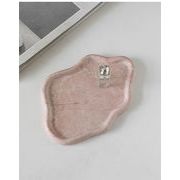 最安値に挑戦！天然洞石トレイ 香水ジュエリー収納 無垢大理石製 洗面化粧台用 シンプルモダン置物