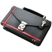 United HOMME  馬革　レッドクロスライン搭載モデル 背面財布機能付き ミニセカンドバッグ　UH-2462