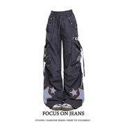 パンツ ボトムス ズボン ワークパンツ カーゴパンツ ウェストゴム ハイウェスト