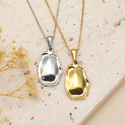 欧米 の新製品 Instagram 人気の 歪な存在感 が強い ステンレス鋼 18k ゴールドメッキ 女性のネックレス