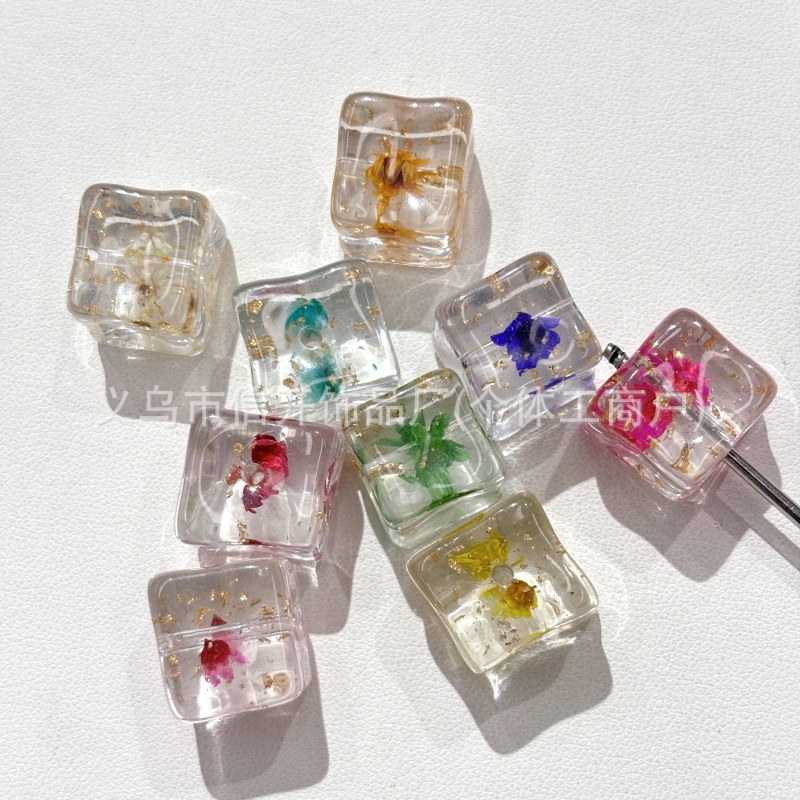 樹脂 ビーズパーツ デコパーツDIY カスタムボールペン対応 デコ素材 手芸材料 チェーンパーツ