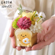 ■GREEN HOUSE■■多肉アイテム■■2025SS　新作■　リトルレジンポット　食パン
