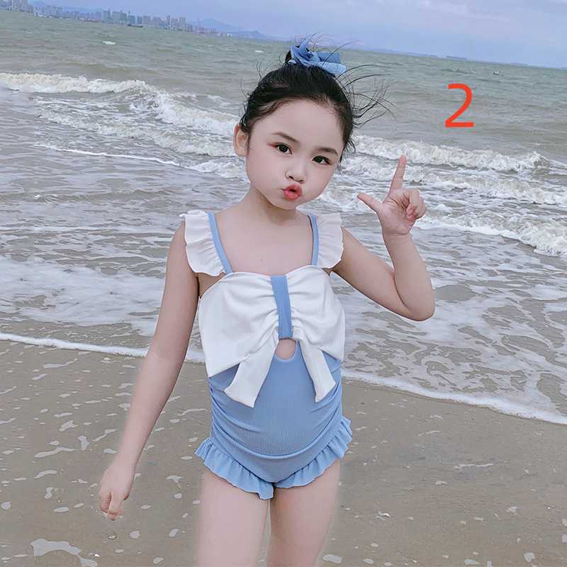 韓国風子供服☆子供水着☆キッズ水着☆女の子☆2点セット☆子供用 