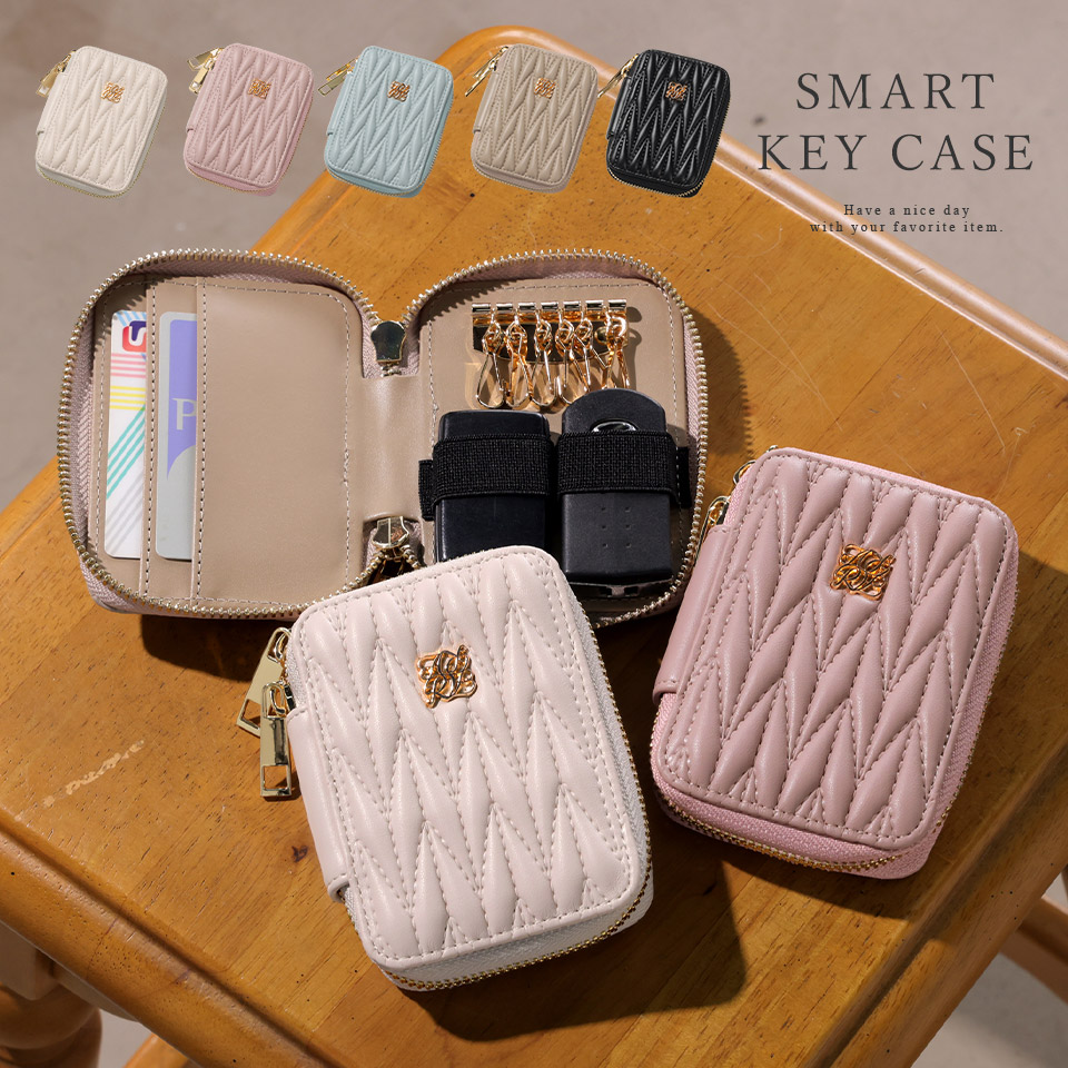 ダブルスマートキー キーケース スマートキー カードケース ロージア