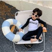 【速乾】男児 水着 トップス+ボトム セット 通気性良い 保育園プール用 90-140cm