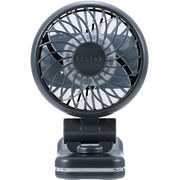 エレコム ミニファン クリップ付き グレー FAN-U253GY