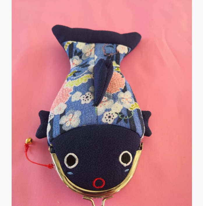 希少 スワロフスキー 金魚 小銭入れ ポーチ コインケース 箱付き