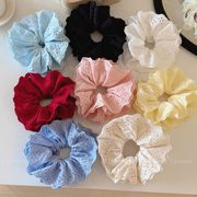 シュシュ　ヘアアクセサリー　韓国ファッション　デザイン　個性
