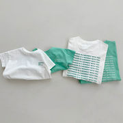 2025春夏子供服 シンプル Ｔシャツ 韓国風 キッズ服 トップス 男女兼用 インナーシャツ [70~120cm]