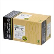 植物由来原料を使用したスプーン　４０本入