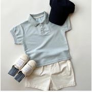 韓国風子供服★トップス★ブラウス★半袖★ブラウス2色★ 80-140cm