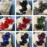 レース刺繍ビーズ　装飾DIYドレスパフォーマンス衣装アクセサリー　DIY装飾RSV12049