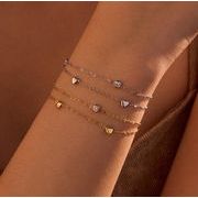 18K ブレスレット アクセサリーステンレス チェーン  サージカルステンレス316L ブレスレット★ 2025.6.12
