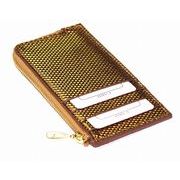 RED　CROW　本ラム革　エントロフィーノレザー　日本製　スリム極薄　フラグメントウォレット　RFSW-1　GD