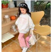 秋新しい  子供服 ★女の子長袖パーカー★ファッションパーカー★韓国風子供春秋服★90-140