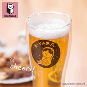 ■2025SS　新作■　NEKONOBA　ダブルウォールビアグラス　NYASA
