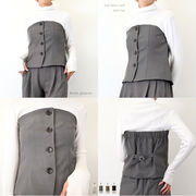 ▽SALE▽スーツ地ツイル　ベアトップ(32300)