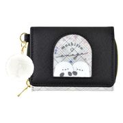 ■2025SS　新作■　もちっとえなが　三つ折り財布　ブラック