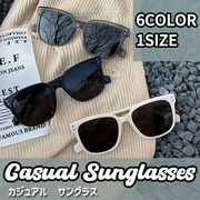 サングラス スクエア お大きいレンズ 偏光レンズ 偏光 紫外線カット UVカット カラーレンズ