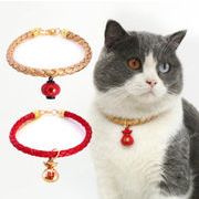 可愛いペットアクセサリー  首輪  ペット用品　ベル付き