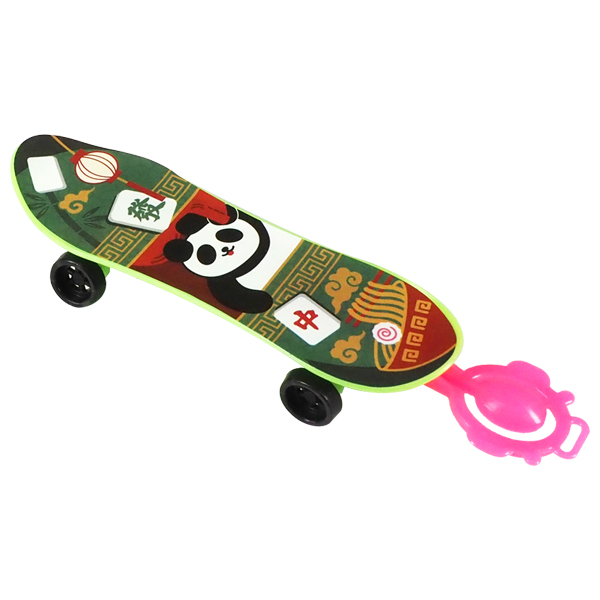 カラフルスケートボード ロング スケートボード LAND SKATE AKAW アカウ CONCRETE WAVE