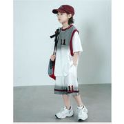 2025夏新作  夏服  韓国風子供服 トップス+ショートパンツ  男の子 カジュアル 120-170cm