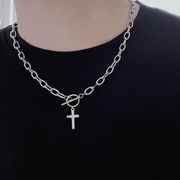 チタンスチールネックレス メンズ鎖骨ネックレス メンズアクセサリー チタンスチールアクセサリー