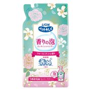 ペットキレイ　香りの泡リンスインシャンプー　犬猫用　フローラルブーケの香り　つめかえ用 400ml