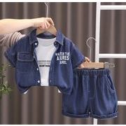 【2点セット】2025春夏新作★韓国風子供服★ベビー服 ★キッズ服★アパレル★半袖  シャツ+ショットパンツ