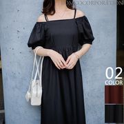 【2025新作商品♪】2WAYオフショルリネンワンピース